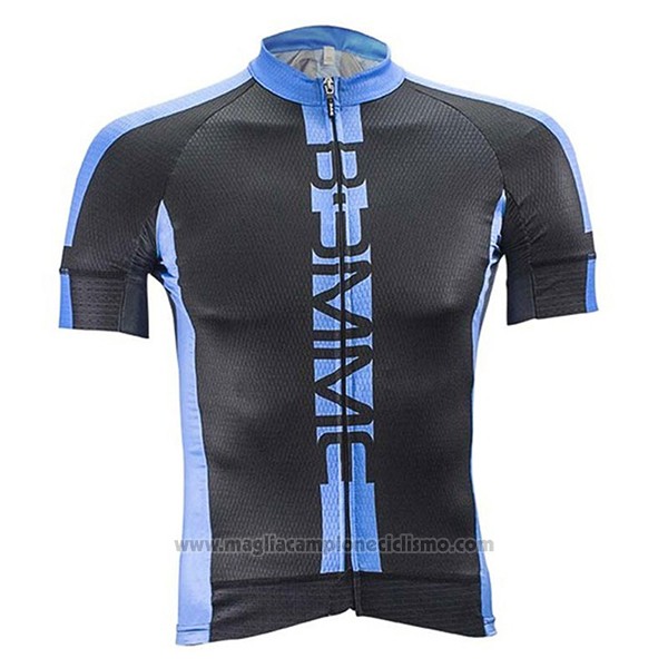 2017 Abbigliamento Ciclismo Biemme Poison Blu Manica Corta e Salopette